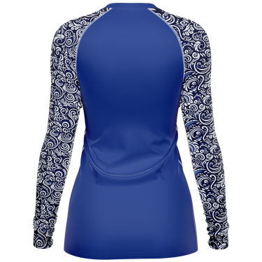 Chokefish™ Long Sleeve Rashguard Maori Woman's Shirt-007